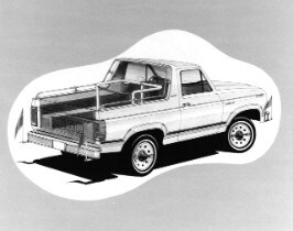 1979 Bronco Popemobile Rendering